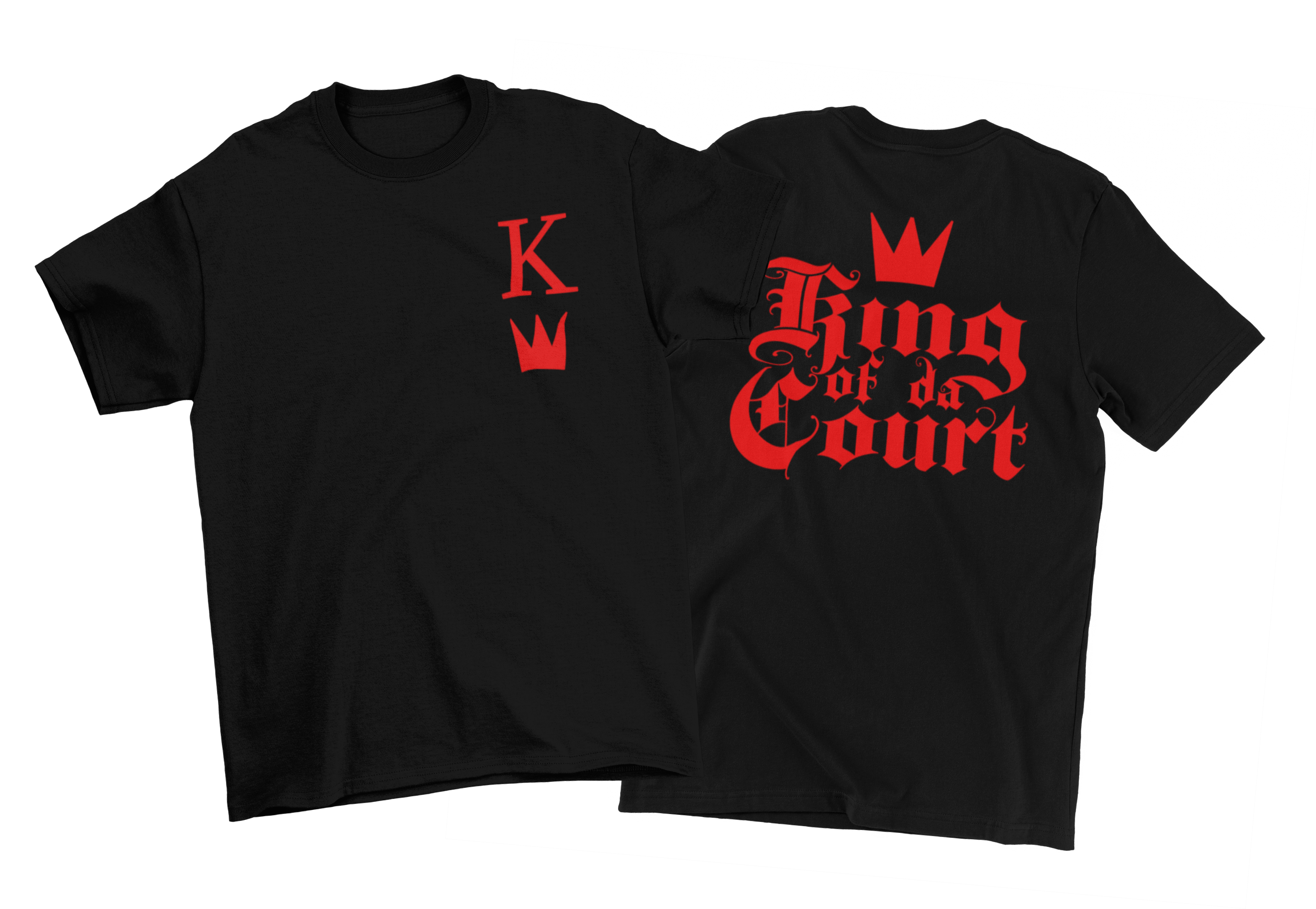 King Card Suit T-Shirt (Front/Back)